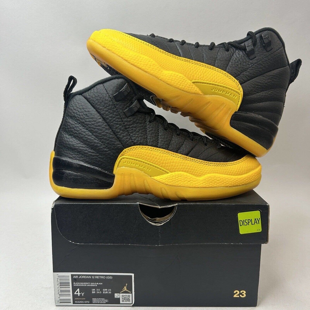 Nike Shoes Air Jordan 12 Retro GS “University Gold” 2023 - Picture 1 of 5